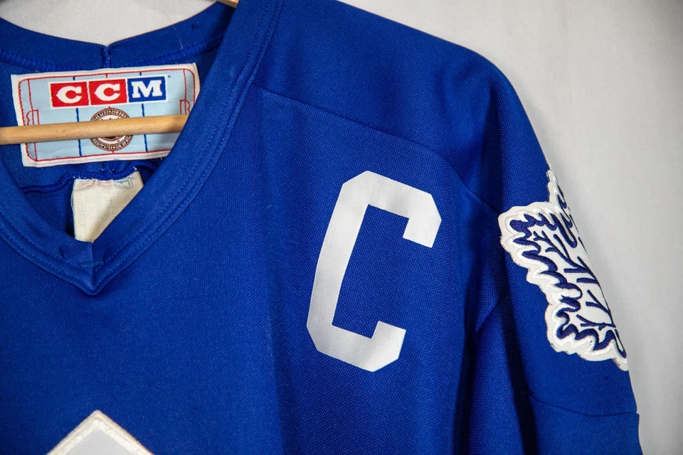 Camiseta deportiva de hockey vintage Toronto Maple Leafs Doug Gilmour #93 NHL CCM talla XL Foto 3 de 4