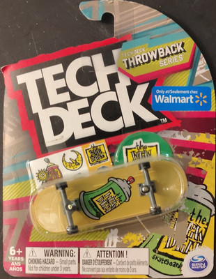 Tech Deck Throwback Series Fingerboard Skateboard Walmart Exclusive, Unopened