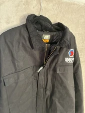 Berne Matco Tools Jacket 3XL  Canvas Quilted Work  Black Coat Barn Chore outside