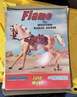 Best Of The West By MARX - JOHNNY WEST FLAME WESTERN HORSE WITH BOX & TACK -BOTW