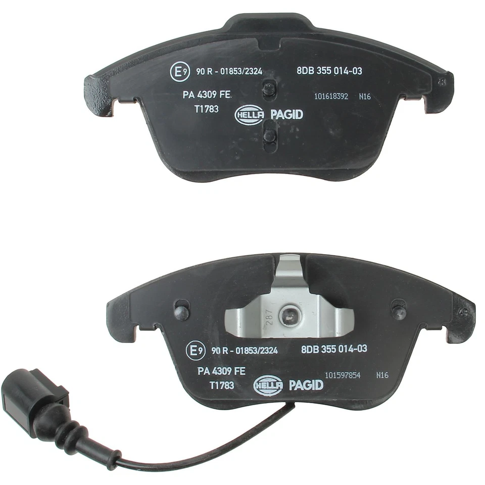 Hella Pagid 355014031 Disc Brake Pad Set For 09-13 Volkswagen Passat Tiguan - Imagem 2 de 4