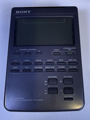 Sony RM-AV2000 Integrated Learning Remote Control Commander
