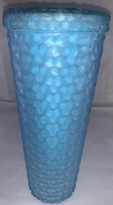 Textured Studded Teal Sachet Iridescent Tumbler 24-ounce ￼