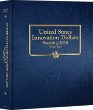 Whitman Album For US Innovation Dollar Coins Date Set Album 2018-2023 + Inserts