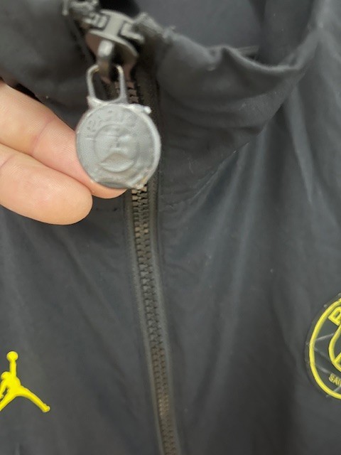 SACAI X NIKE Giacca da allenamento Nike AIR JORDAN Paris Saint Germain NUOVA nera taglia S £ 100 prezzo consigliato