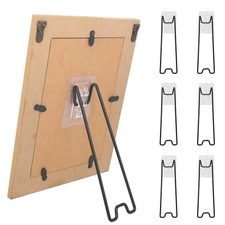 Nirxxiy 6 Pcs Picture Frame Stand, Table top easel, Stainless Steel Picture