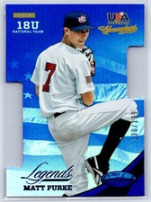 2013 Panini USA Baseball #2 Matt Purke Legends Certified Die Cuts Green #/199
