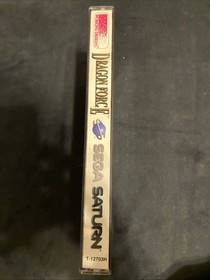 Dragon Force (Sega Saturn, 1996)  Complete w/reg card & foam, ORIGINAL OWNER