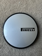 Pirelli P Slot Centre Caps X4 Black Silver (171601171A)