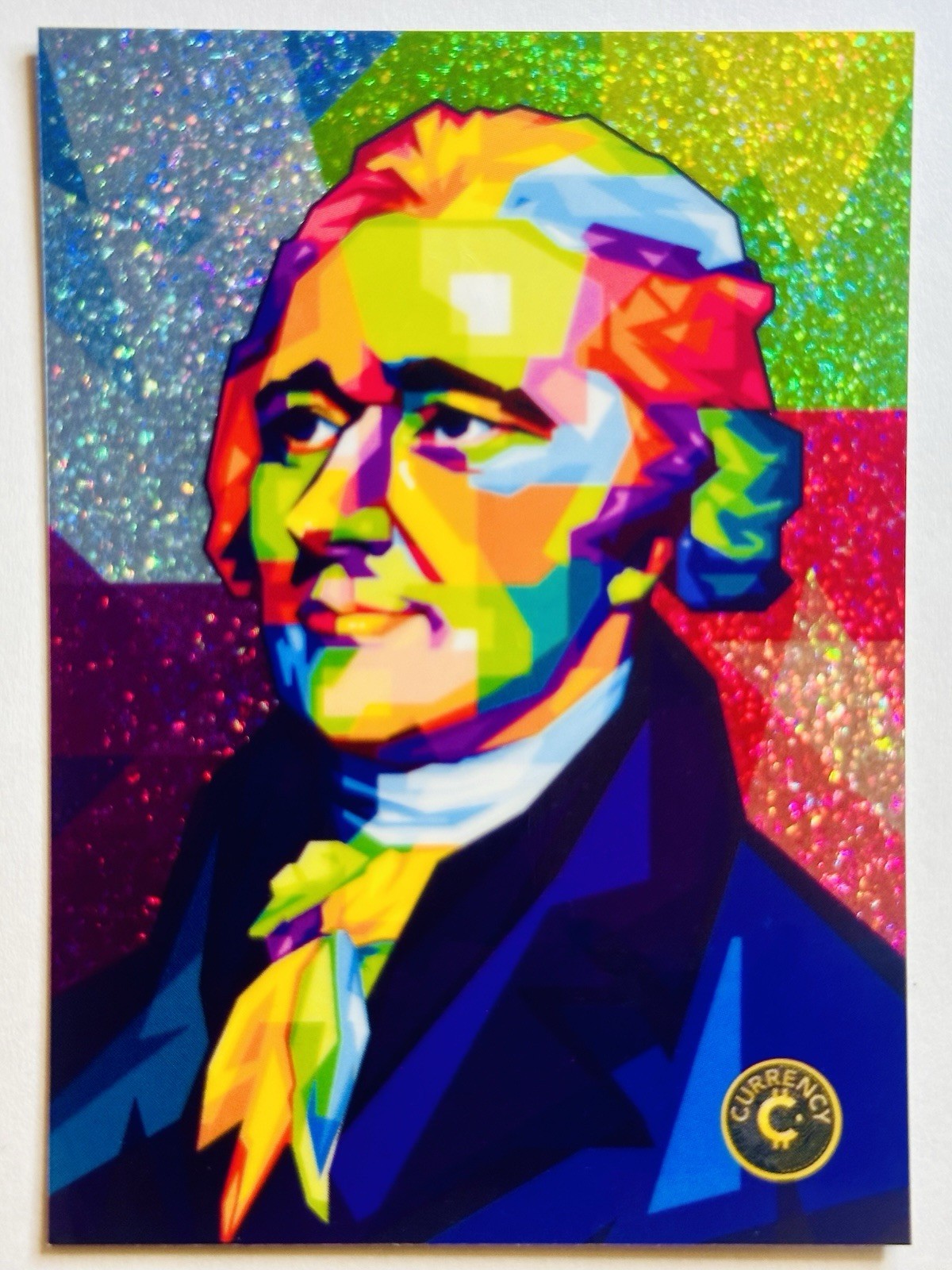 ALEXANDER HAMILTON #12 2025 Cardsmiths Currency Series 5 S5 CRYSTAL SPARKLE Holo