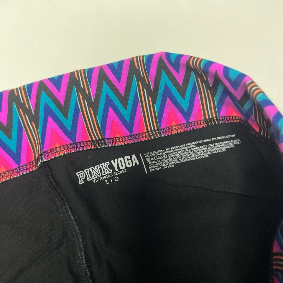 VICTORIA’S SECRET ROSA YOGA LEGGINGS CINTURA NEÓN NUEVO CON ETIQUETA TALLA GRANDE Foto 3 de 4