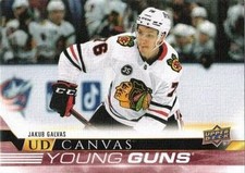 2022-23 Upper Deck #C104 Jakub Galvas UD Canvas YOUNG GUNS RC