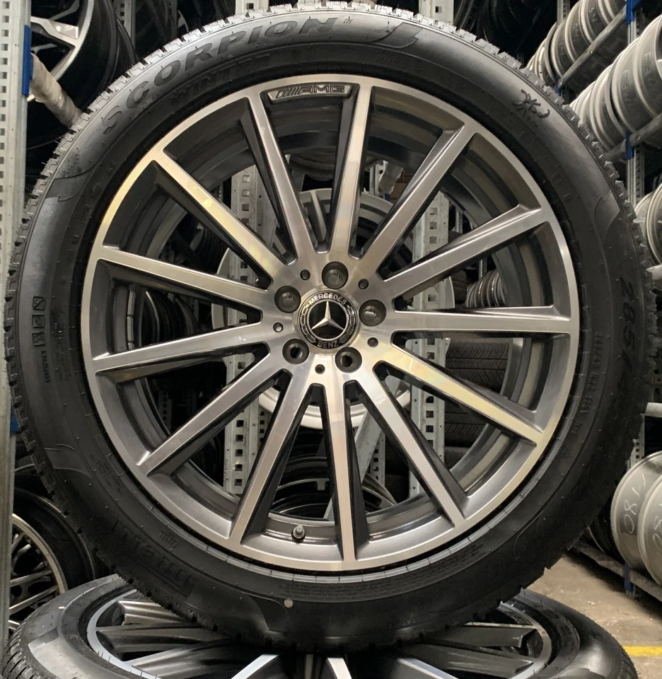 4 Orig Mercedes-Benz Winterräder AMG 285/45 R22 114V GLS X167 A1674017500 3451 - Bild 2 von 3