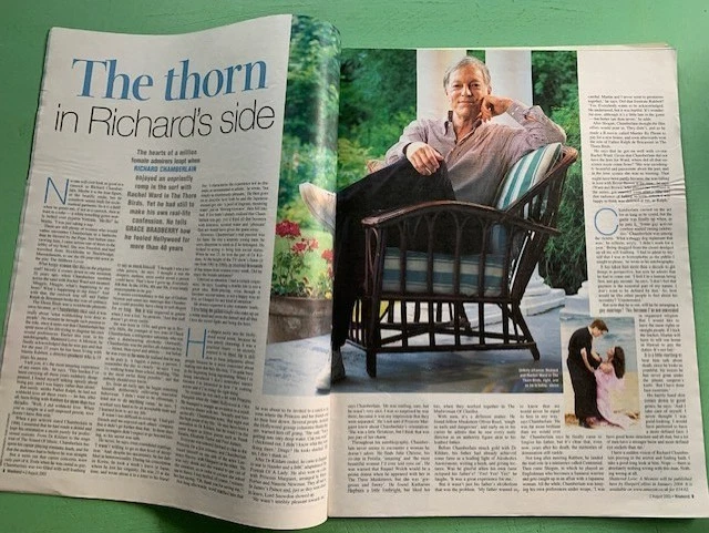 WEEKEND mag 02-August-2003 RICHARD CHAMBERLAIN Rachel Hunter Take That Mark Owen - Image 3 of 4