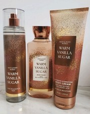 Bath  Body Works 3 Pcs Gift Set Cream Shower Gel  Fragrance Mist Spray 3x Lot