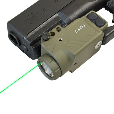 Hilight Enforcer 2- 700 Lumen Handgun Light Laser Green Beam ES10G2 OD Green