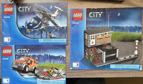 LEGO 60009 CITY: Helicopter Arrest 100% Complete + Box EUC!!