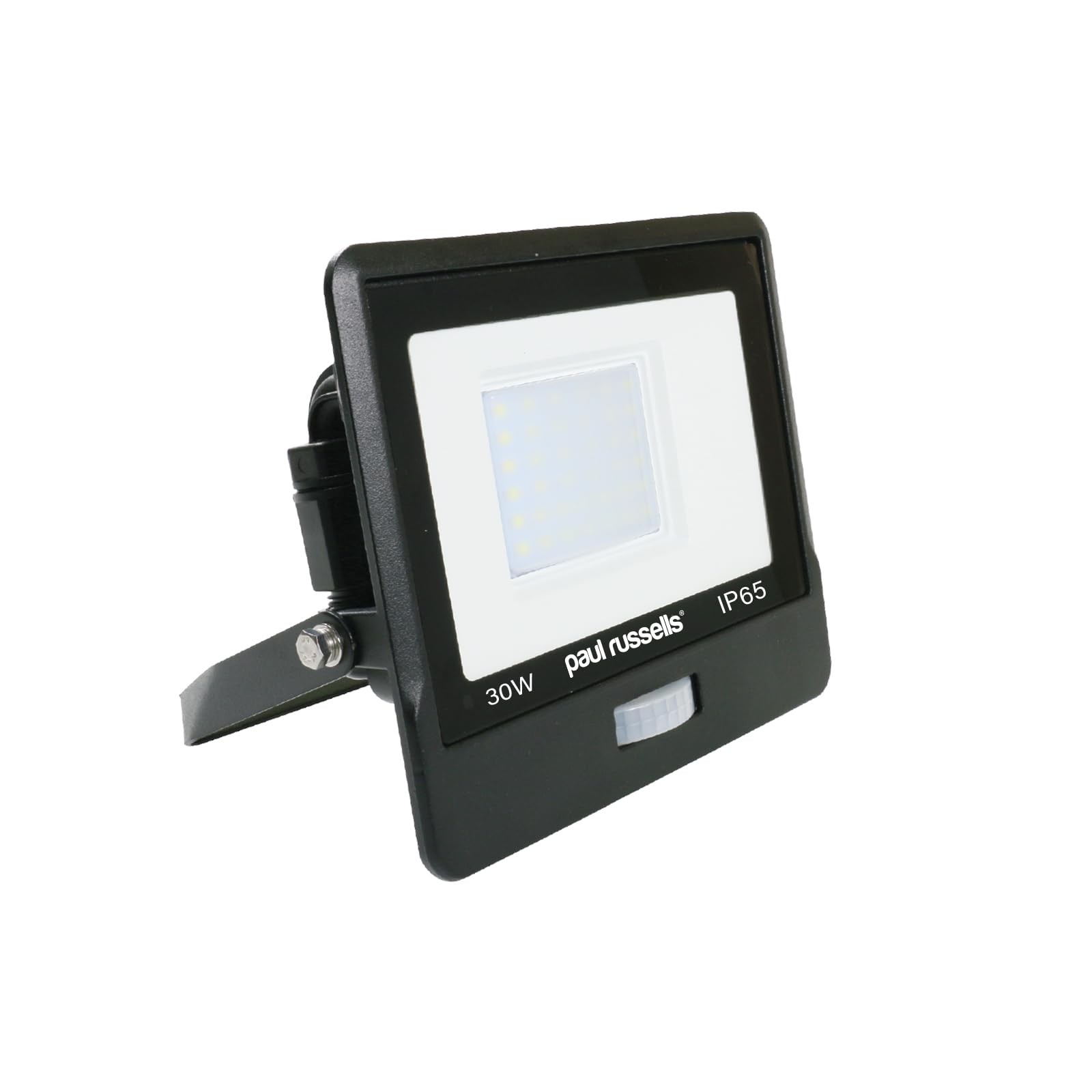 paul russells 30W Outdoor Motion Sensor Security Light, 3000lm, 6500K Black