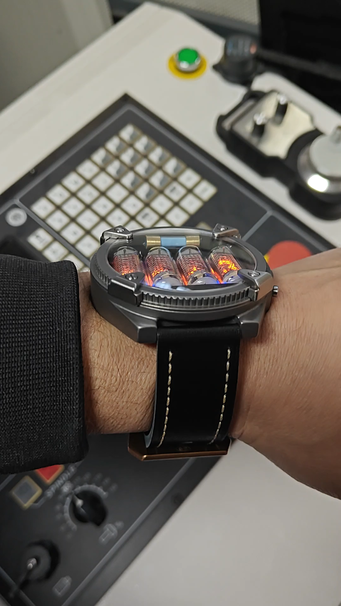 Nixie watch, Metro watch titanium, Handmade, Full functions | eBay