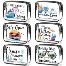Cunno Makeup Bags Gifts for Women Summer Beach Cruise Swim Nurse Teacher Danc...