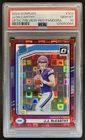 2024 Donruss JJ McCarthy Optic Rated Rookie Preview Red Pandora RC #303 PSA 10