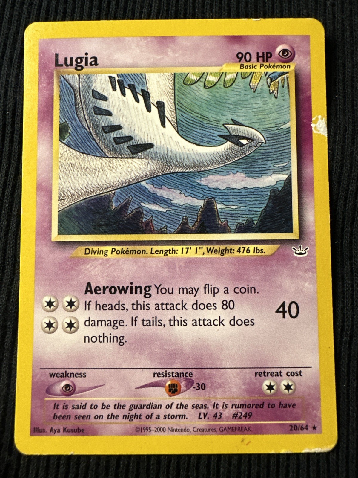 Lugia - 20/64 Neo Revelation - WOTC Unlimited - Pokémon TCG - 2001