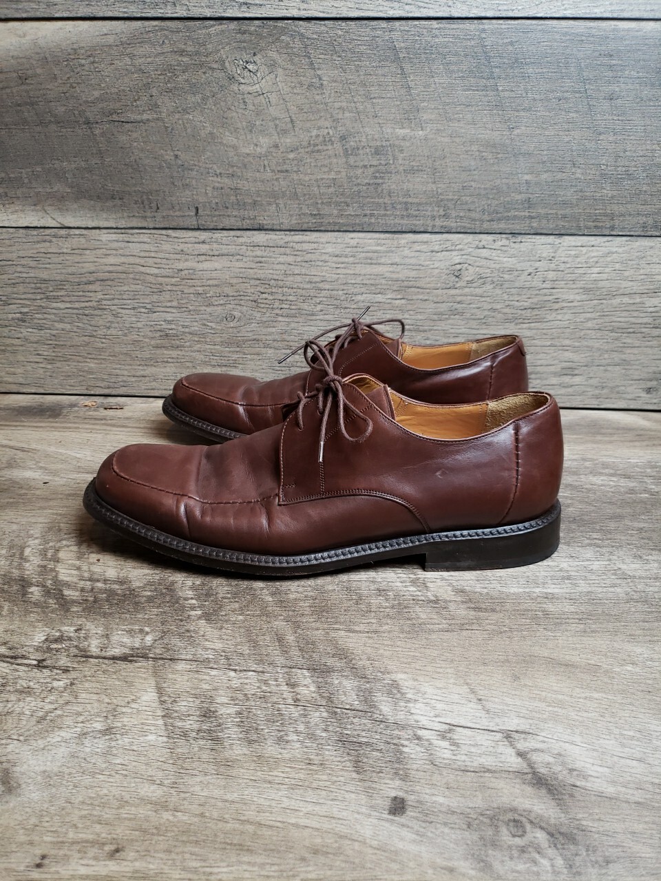 SAOLA Scarpe eleganti con lacci in pelle Mezlan Fermo taglia 8 5 marroni