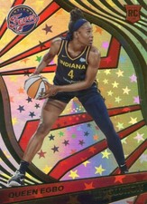 2022 Panini Revolution WNBA QUEEN EGBO RC ROOKIE #97 ASTRO PARALLEL FEVER