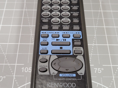 KENWOOD RC-701 Remote Control OEM NOS for RXD-751 RXD-A5 RXD-A8 XD
