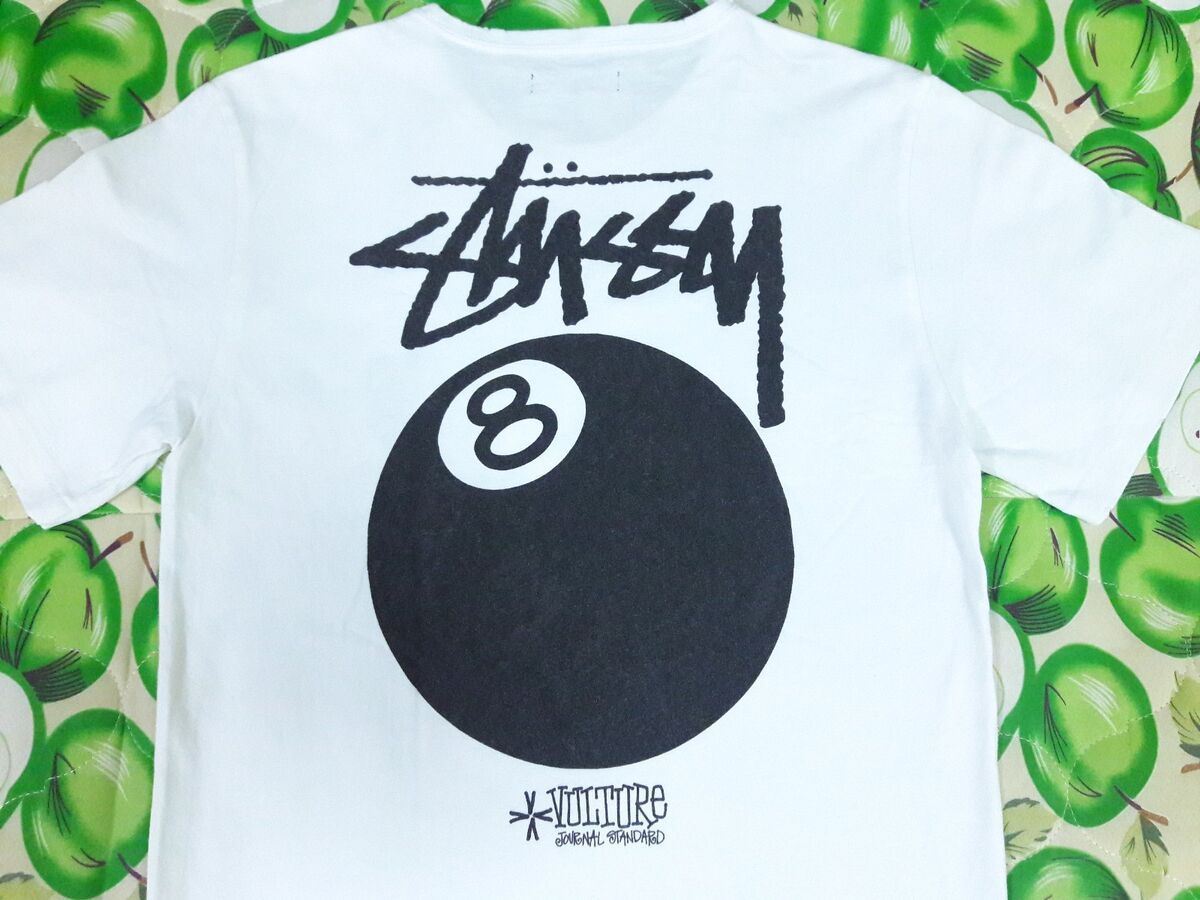 LIMITED EDITION STUSSY X JOURNAL STANDARD VULTURE 8 BALL T LIMITED EDITION STUSSY X JOURNAL STANDARD VULTURE 8 BALL T