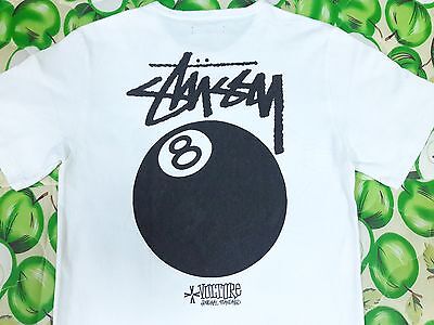 LIMITED EDITION STUSSY X JOURNAL STANDARD VULTURE 8 BALL T SHIRT MADE IN  JAPAN L | eBay