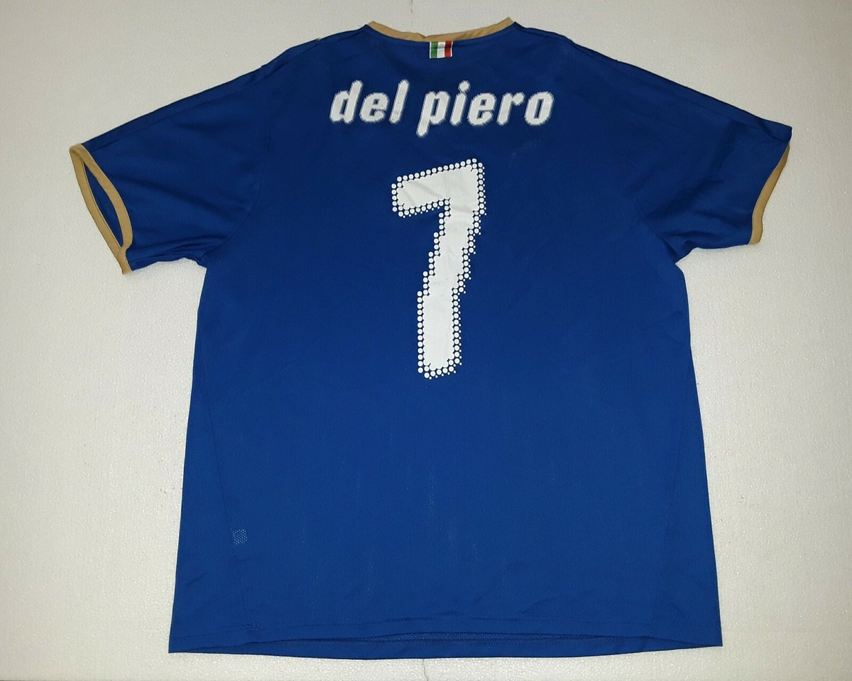 Puma イタリア代表 del piero 7 2008 FIGC ITALIA PUMA XL DEL PIERO 7 ITALY JERSEY Azzurri