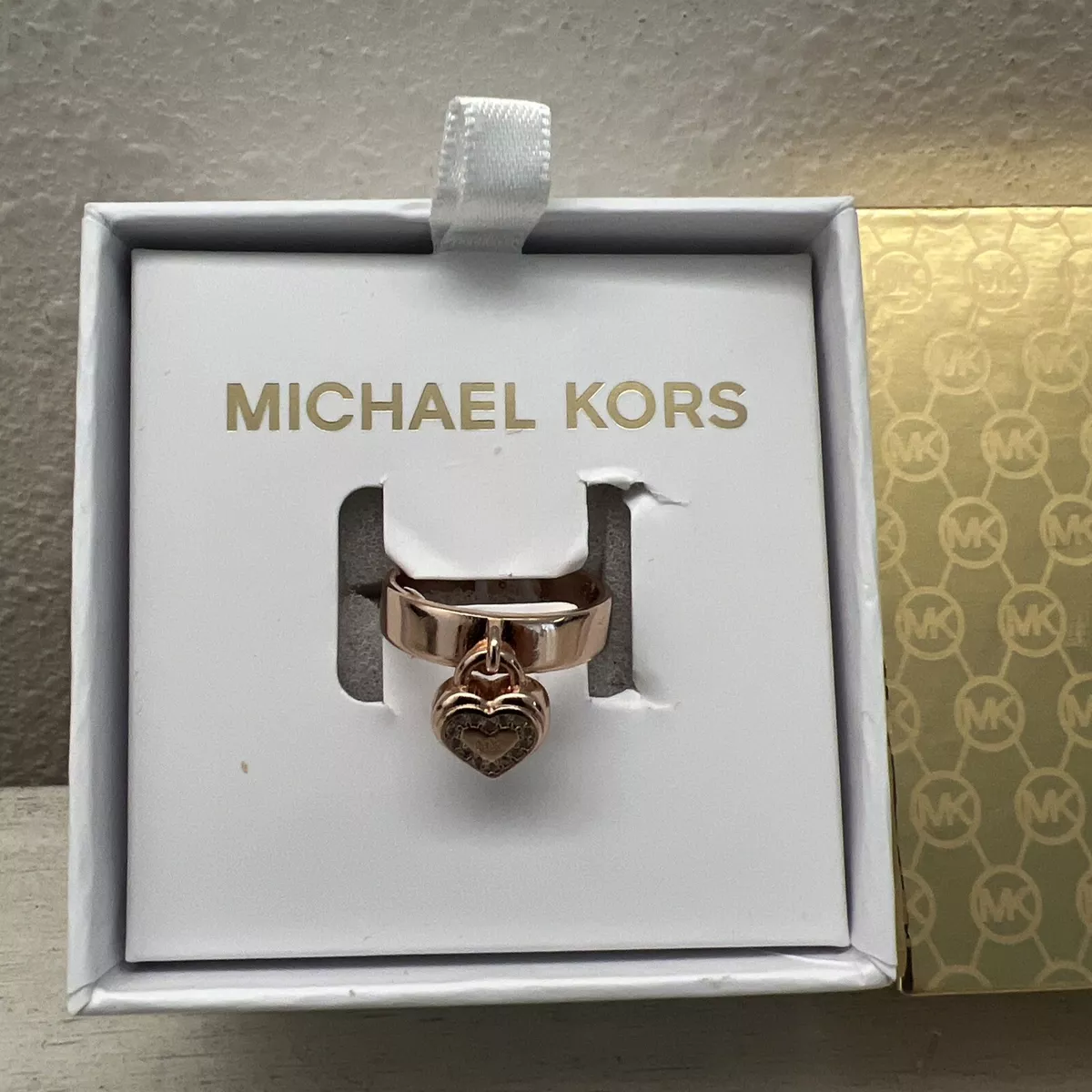 Michael Kors MKJX78897916 Sz 6 RoseGold-Tone Michael Kors MKJX78897916 Sz 6 RoseGold-Tone
