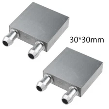 Aluminum Water Cooling Block Radiator Heat Sink System for PC Laptop CPU 30*30mm