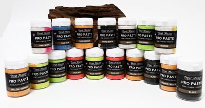Spro Trout Master Pro Paste Cheese Strawberry Banana 16 Farben Bait Forellenteig