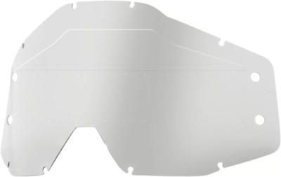 Open Box 100% Mens Forecast Replacement Lens Clear with Bumps