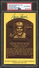 Tom Seaver Hall of Fame Plaque Yellow Postcard “Autograph" - PSA/DNA Authentic