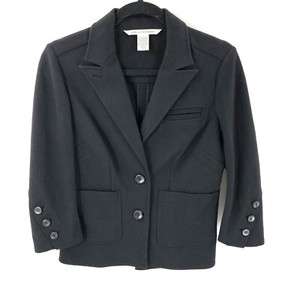 Diane Von Furstenberg Blazer Women 10 Stretch Jacket Office Capsule Quiet Luxury