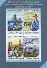 St. Thomas & Prince Islands 2014 Sc 2640 Birds tern bridge CV $11.25