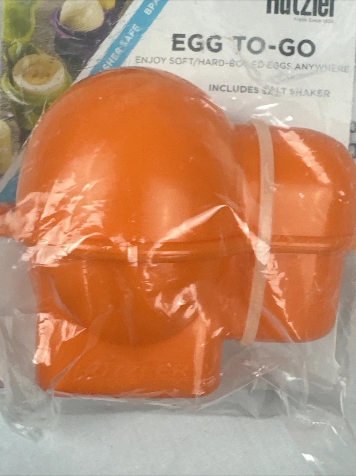 Contenedor Hutzler Egg To-Go con salero para huevos duros sobre la marcha Foto 4 de 4