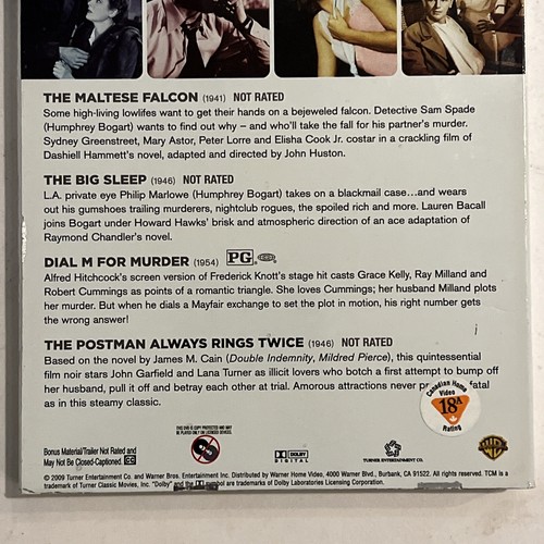 Turner Classic 4 Murder Mysteries Postman Sleep Murder Maltese (dvd 2009) FAIR - Picture 6 of 21