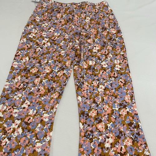 NWT Billabong Hang Loose Flare Pink Ditsy Floral Pants Size XL - Picture 6 of 6