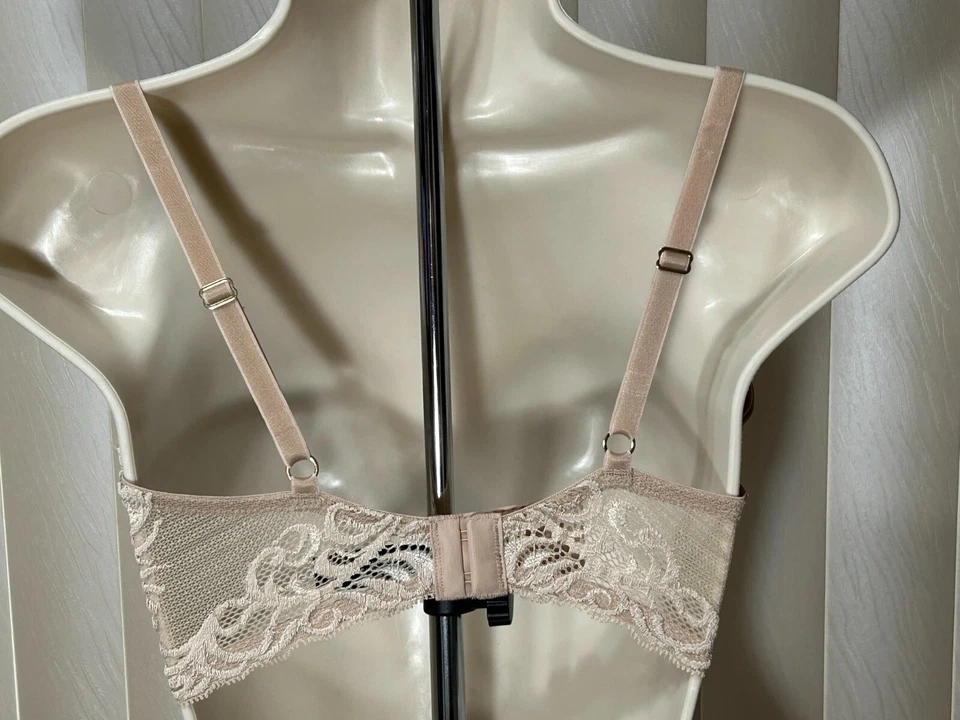 Natori Maternity Underwire Nursing Bra 34DD Plunge Feathers Cafe 730023M - Image 2 of 4