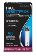 TRUEMetrix Blood Glucose Monitoring Test Strips 50ct