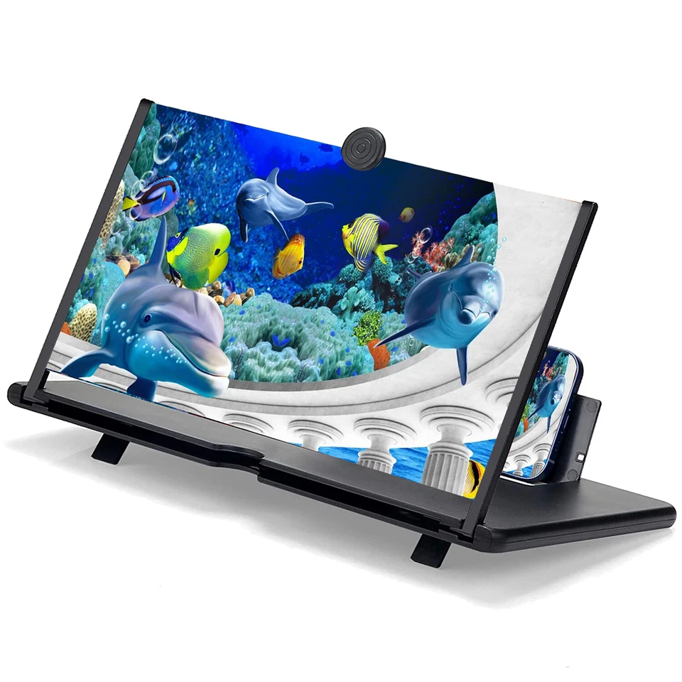 10/12 Inch Foldable Screen Magnifier For Cell Phone Newest Version HD Amplifier - Image 3 of 4