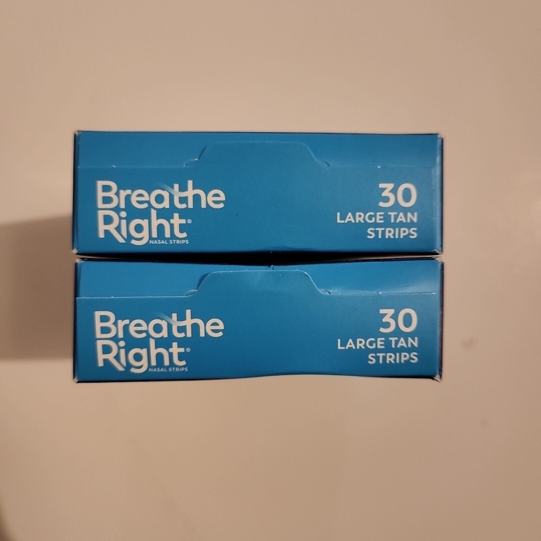 Breathe Right Tan Nasal Strips 30 Strips X2 Exp 2027+ 810071800078 eBay