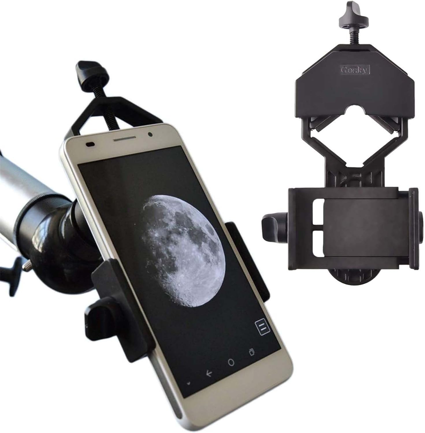 Smartphone Adapter Mount Regular Size - Compatible with Binoculars, Monoculars,-image