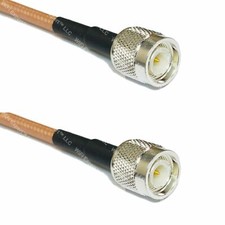 USA-CA RG142 TNC MALE to TNC MALE Coaxial RF Pigtail Cable