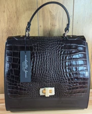 Michaella Barri - ONE Classic Satchel Purse Bag NWT Italy