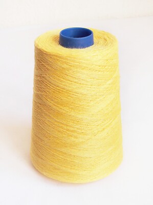 Natural 100% Linen Knitting and Weaving Yarns, 1.1 lb / 500 grams cone, 2 ply